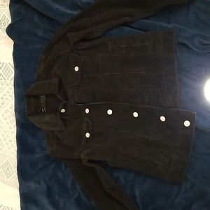 ASOS Design black corduroy jacket